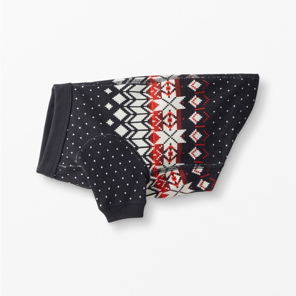 Hanna Andersson dog pajamas fair isle sweater